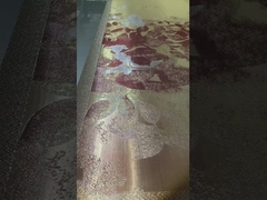 0Papel de parede de malha de cobre de espessura de.4 mm para interiores sofisticados e luxuosos