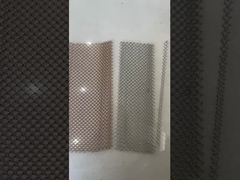 JDW Anodizado Alumínio Metal Curtain Coil / Woven Wire Curtain resistente à corrosão